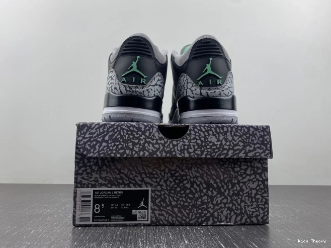 Kick Theory 3 Jordan Green Glow CT8532-031 Air 0820